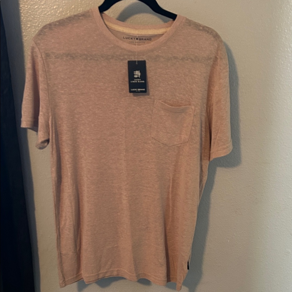 Lucky Brand Men's Soft Khaki Tee